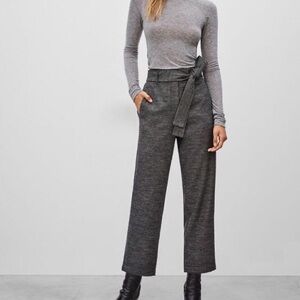 Aritzia Wilfred tie up pants in charcoal size 0